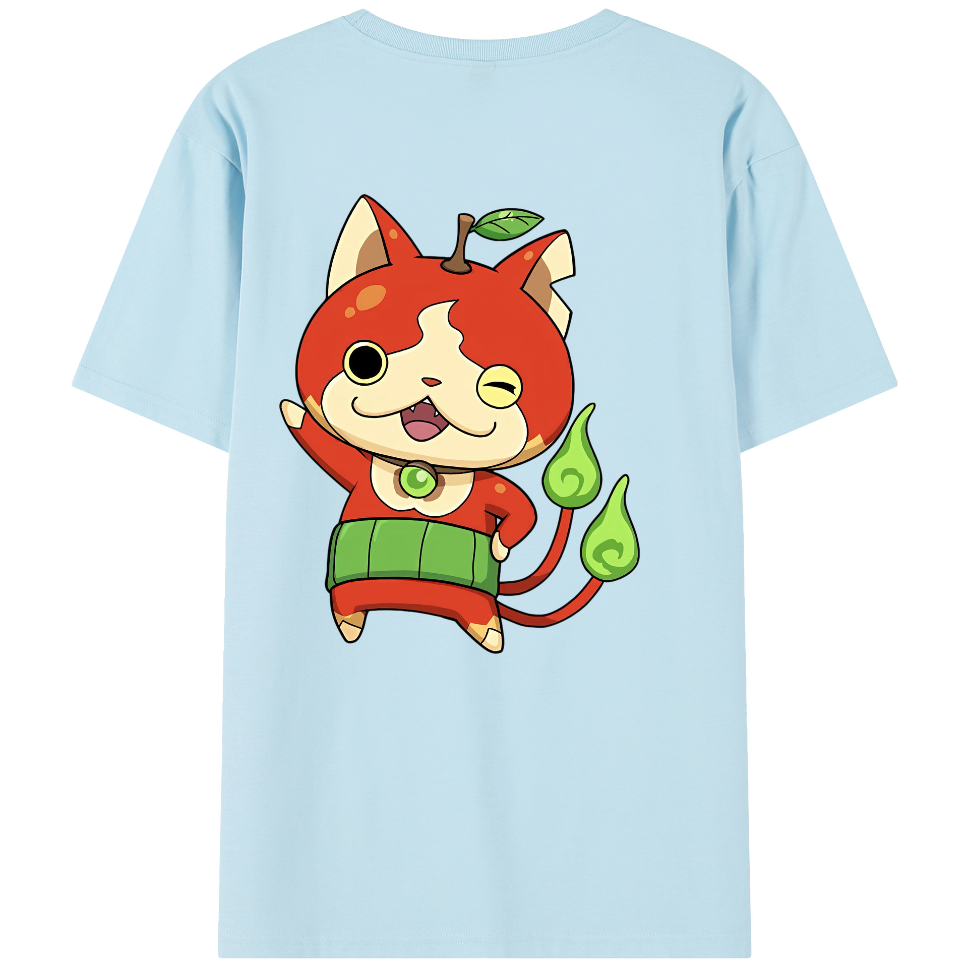 （画像用） 妖怪ウォッチ Yo-kai Watch 綿100％半袖Tシャツ（背面プリント）